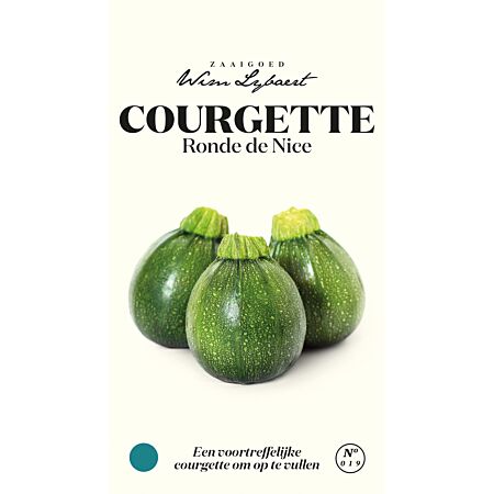 Courgette Ronde De Nice - Wim Lybaert Zaaigoed