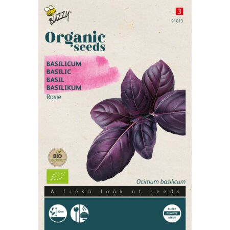 Buzzy Organic Basilicum Rosie (BIO)