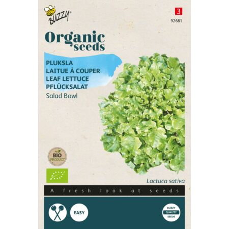 Buzzy Organic Pluksla Salad Bowl, groen (BIO)