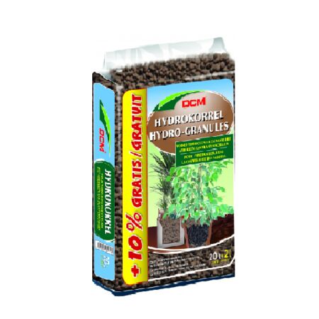 DCM Hydrokorrel 20 Litres - Granulés d'argile pure pour un drainage optimal et une décoration en jardinage biologique