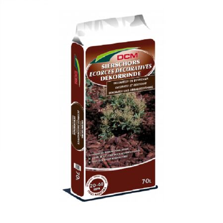 DCM Sierschors 20-40 Mm 70 Liter - Duurzame Pinus Maritima Schors voor Natuurlijke Tuindecoratie en Bodembescherming