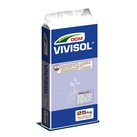DCM Vivisol 25 Kg - Améliorateur de sol organique avec des bactéries Bacillus pour une croissance saine des plantes et la réparation du sol